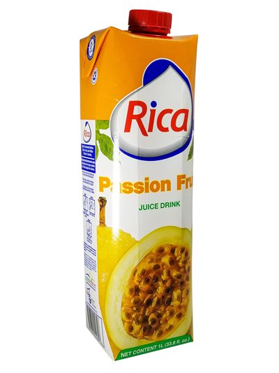 21440 - Rica Juice Passion Fruit ( Chinola ) - 1 Lt. (Pack of 12) - Box:  - Loc: F1