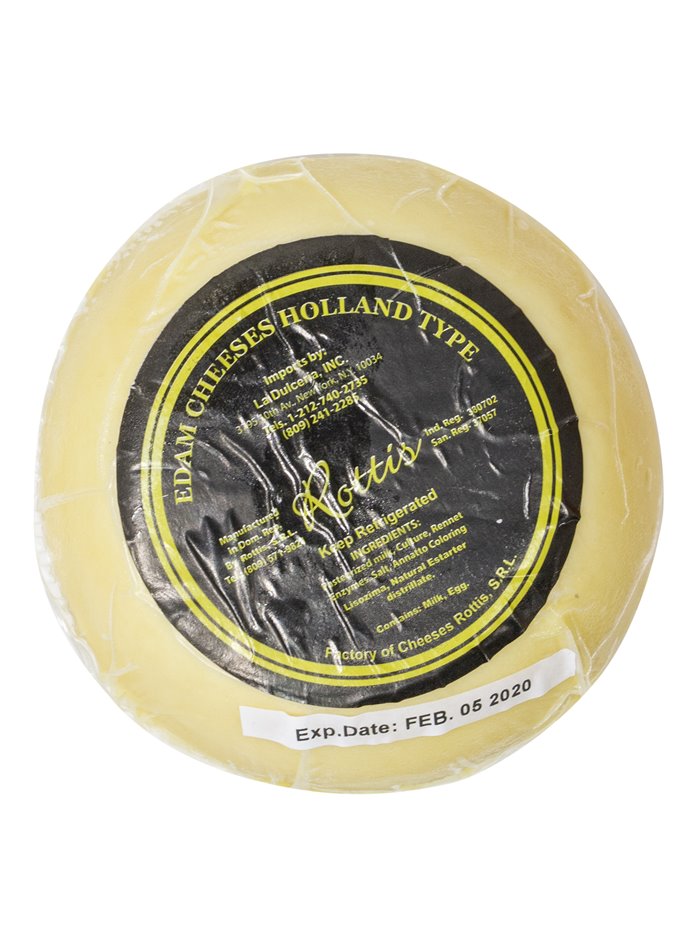 21464 - Edam Cheese Especial Rottis Dominicano - Unit Price/Lb. - Box:  - Loc: F1