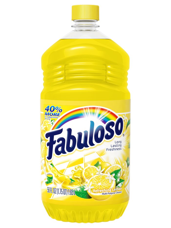 21539 - Fabuloso Lemon - 56 fl. oz. (Case of 6) - Box:  - Loc: D10