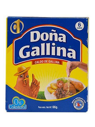 21573 - Doña Gallina, 66g - 6 Cubos - Box:  - Loc: N4