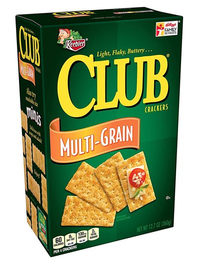 21608 - Keebler Club Crackers Multigrain - 12.7 oz. (12 Pack) - Box:  - Loc: R5