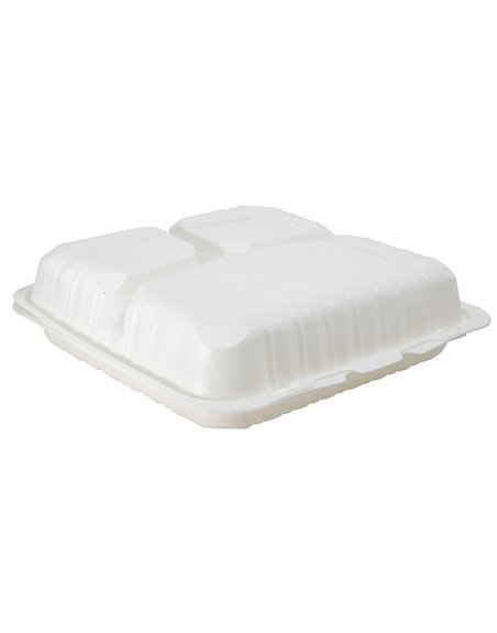 21674 - Plastic Hinged Container 9"-3 (95HT3) 150 pcs - Box:  - Loc: E13