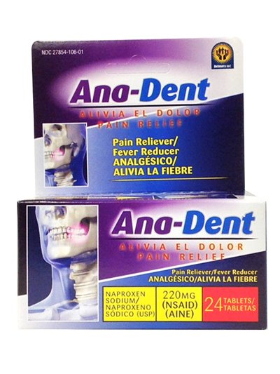 21697 - AnaDent Headache Relief - 24ct - Box:  - Loc: F1