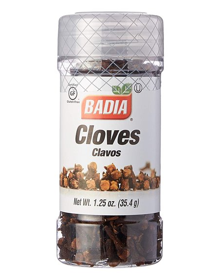 21704 - Badia Cloves Whole - 1.25 oz. (Pack of 8) - Box:  - Loc: S10