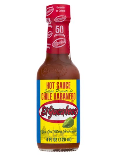 21705 - El Yucateco Chile Habanero Caribbean - 4oz. (Case of 12) - Box:  - Loc: G12
