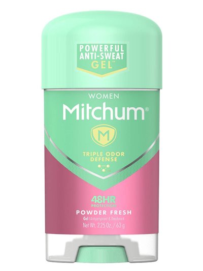 21833 - Mitchum Men Gl Powder Fresh ( Triple Odor Defense ) 2.25 oz - Box:  - Loc: K8