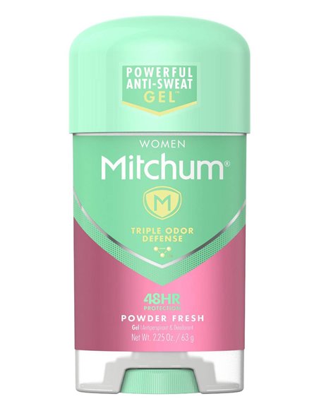 21833 - Mitchum Men Gl Powder Fresh ( Triple Odor Defense ) 2.25 oz - Box:  - Loc: K8