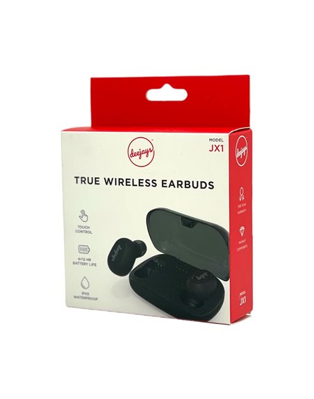 21863 - Deejays Wireless Earbuds JX1 - Box:  - Loc: L0