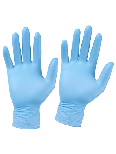 21927 - Nitrile Gloves Powder Free, Medium- 100ct - Box:  - Loc: P4