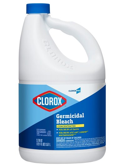 21962 - Clorox Bleach Concentrated - 121 fl. oz. (Case of 3) - Box:  - Loc: 52F