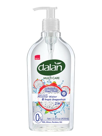 22092 - Dalan Liquid Hand Soap, Micellar Water & Tropic Dragonfruit 2in1 - 13.5 fl. oz. - Box:  - Loc: F2