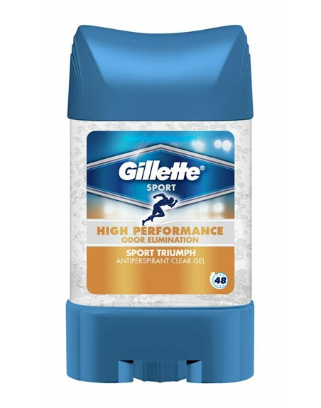 22256 - Gillette Deodorant Clear Gel, Sport Triumph - 70ml. - Box:  - Loc: 31M