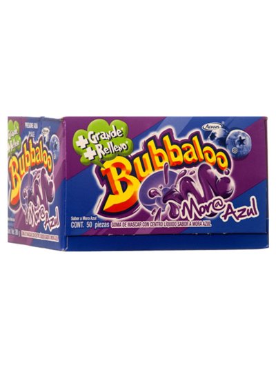 22276 - Bubbaloo Mora Azul - 50ct/275g - Box:  - Loc: 22M
