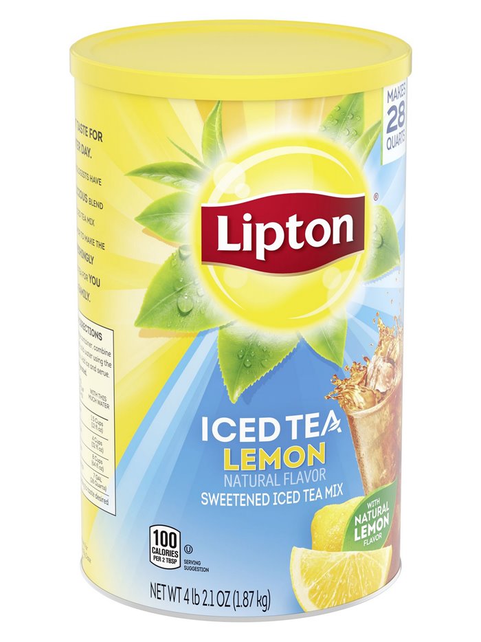 22299 - Lipton Iced Tea Powder Lemon - 28 Qt. - Box:  - Loc: H1