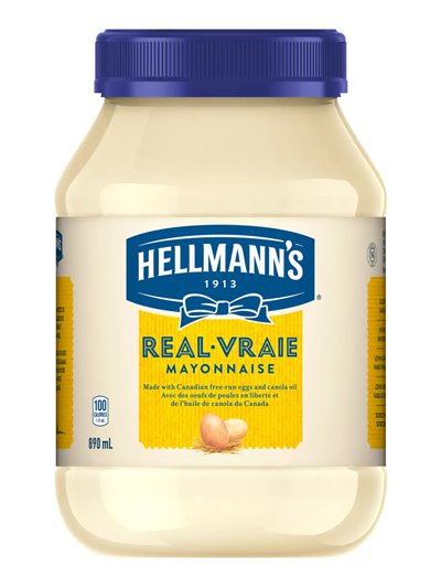 22306 - Hellmann's Mayonnaise - 30oz. (890ml) (Case of 10) - Box:  - Loc: G6