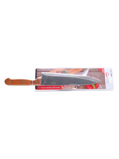 22315 - Uniware Wood Handle Chef Knife 8" - Box:  - Loc: J9