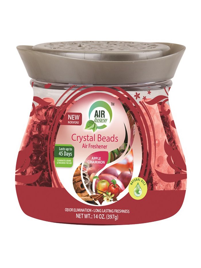 22359 - Crystal Beads Air Freshener, Apple Cinnamon - 14 oz. (Case of 12) - Box:  - Loc: I5