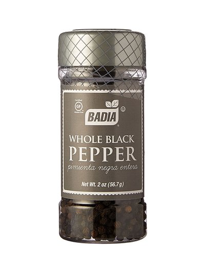 22382 - Badia Whole Black Pepper - 2 oz. ( Pack of 8 ) - Box:  - Loc: S10