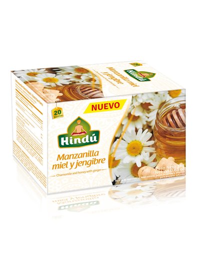 22506 - Hindu Tea Chamomille, Honey & Ginger - 20ct - Box:  - Loc: R7