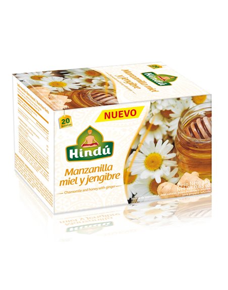 22506 - Hindu Tea Chamomille, Honey & Ginger - 20ct - Box:  - Loc: R7