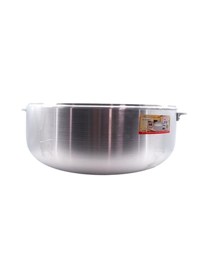 22602 - Caldero Aluminum With Aluminum Lid - N26 33Qt - Box:  - Loc: J10
