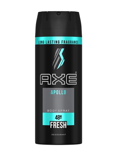 22610 - Axe Body Spray Apollo - 150ml. (Case of 6) - Box:  - Loc: K9