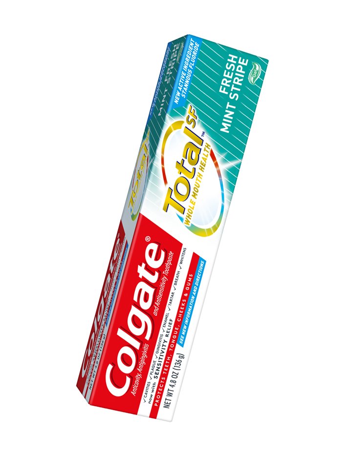 22642 - Colgate Toothpaste, Total Fresh Mint Stripe - 4.8 oz. Gel - Box:  - Loc: H0