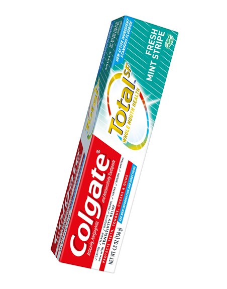22642 - Colgate Toothpaste, Total Fresh Mint Stripe - 4.8 oz. Gel - Box:  - Loc: H0