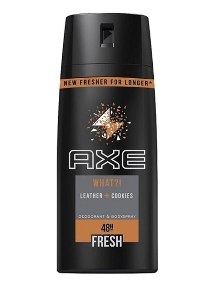 22859 - Axe Body Spray Leather Cookies - 150ml - Box:  - Loc: K9