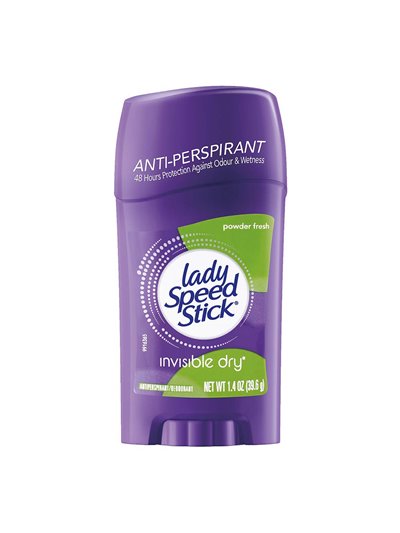 22861 - Lady Speed Stick Invisible Dry, Powder Fresh - 1.4 oz. - Box:  - Loc: K8