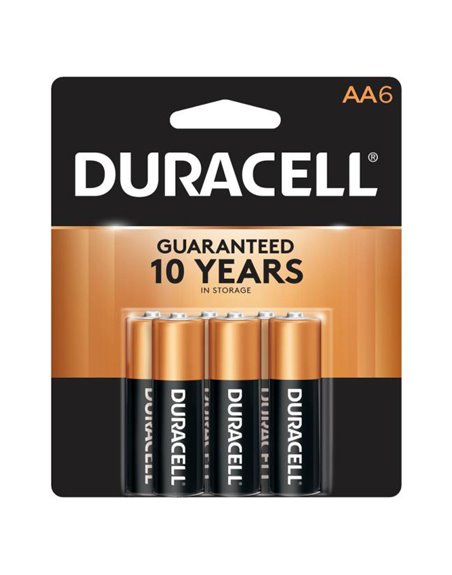 22981 - Duracell Batteries Coppertop, AA-2 - 6 Pack/2ct - Box:  - Loc: J3