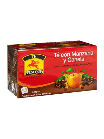 23005 - Pusuqui Te Manzana Canela Tea - 25 bag - Box:  - Loc: R7