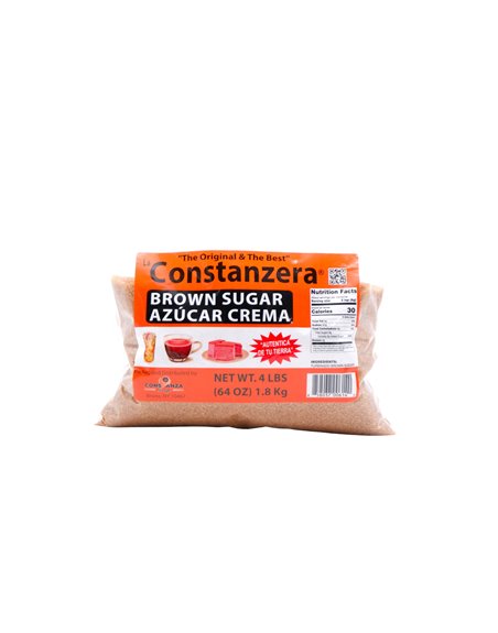 23156 - La Constanzera Brown Sugar - 4 lb. ( 64 oz. ). (Case of 6) - Box:  - Loc: H1-H2