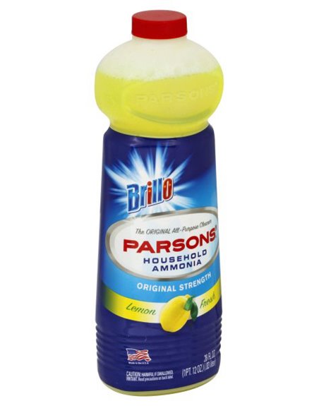 23212 - Brillo Parsons Ammonia , Lemon , 28oz (Case Of 12) - Box:  - Loc: 41F