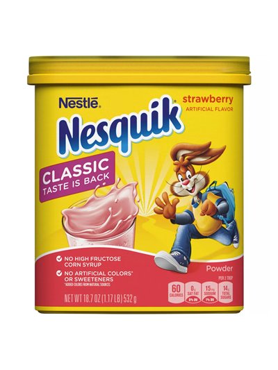 23215 - Nesquik Powder Strawberry - 18.7 oz. (Pack of 6) - Box:  - Loc: F0