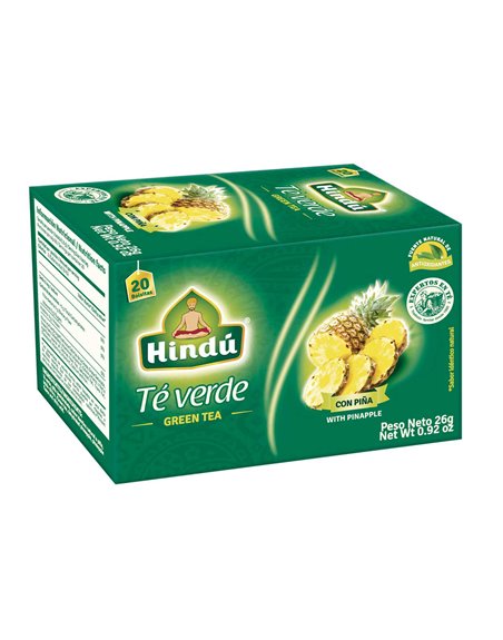 23532 - Hindu Tea Green Pineapple - 20ct - Box:  - Loc: R7