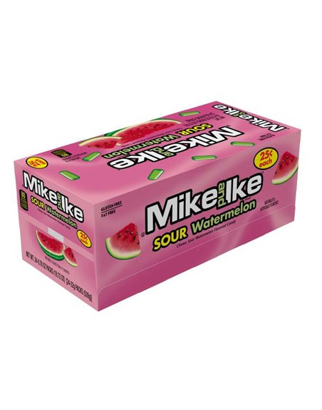 23563 - Mike & Ike Sour Watermelon - 24ct - Box:  - Loc: L8