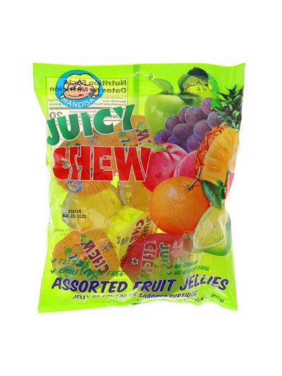 23942 - Fruity N' Juicy Jelly Candy (Assorted Flavors) 9pcs - Box:  - Loc: M12-L12