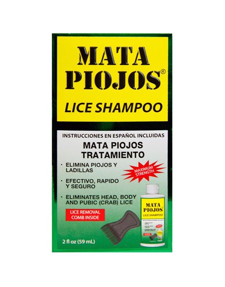 23988 - Mata Piojos Lice Shampoo - 2 fl. oz. - Box:  - Loc: K1