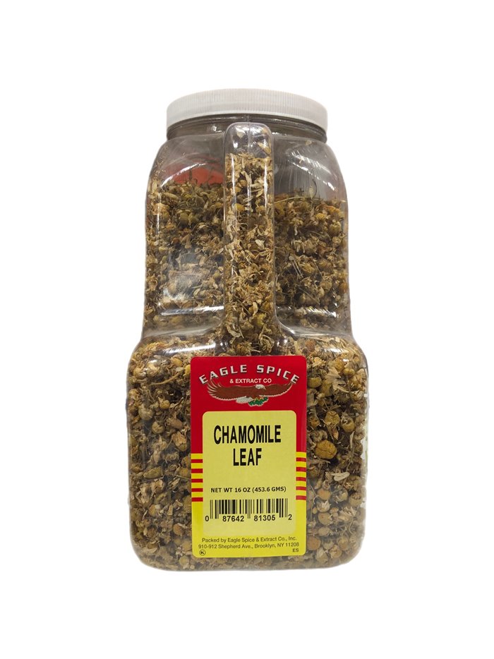 24081 - Eagle Spice Chamomile Leaf (Manzanilla) - 16oz. (Case of 6) - Box:  - Loc: S12