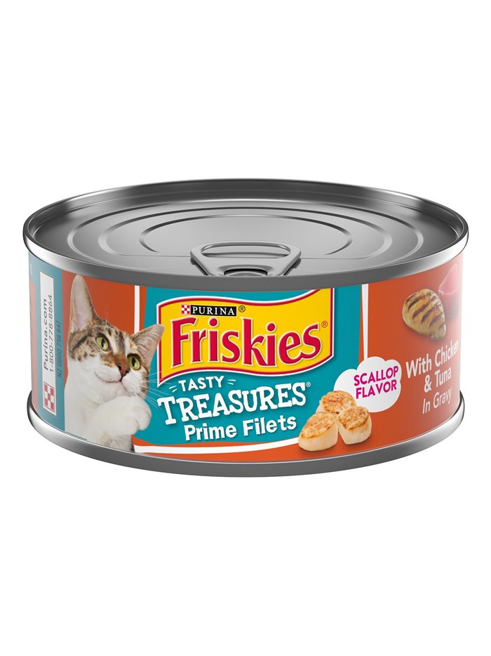 24083 - Friskies Cat Food Chicken Tuna, 5 oz. - (24 Cans) - Box:  - Loc: E13