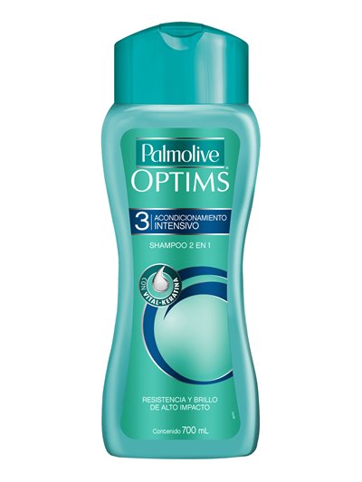 24174 - Palmolive Optimus Acondicionamiento Intensivo, Shampoo 2 en 1 - 700ml - Box:  - Loc: K10