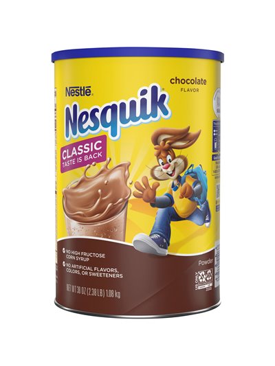 24188 - Nesquik Powder Chocolate - 38oz. - Box:  - Loc: G1