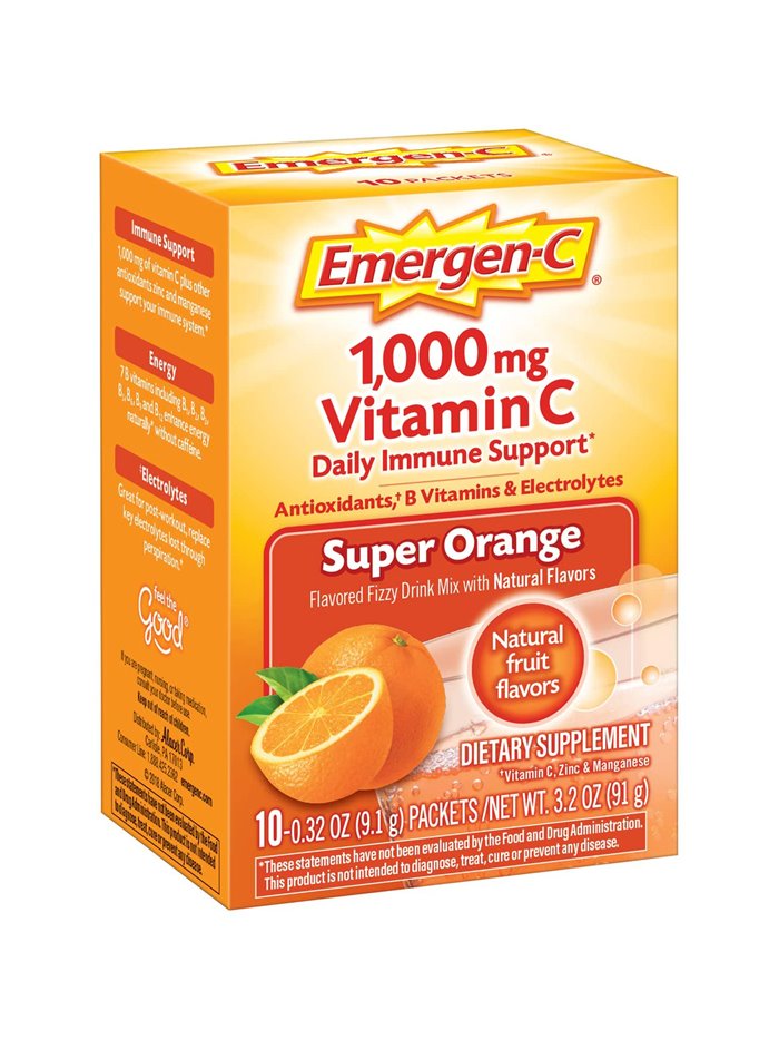 24211 - Emergen-C Vitamin C, Super Orange - 10 Bags - Box:  - Loc: F1