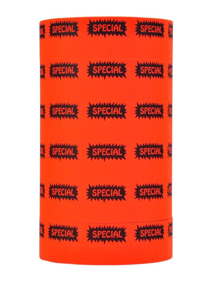 24267 - Monarch 1151 Pricing Labels Special , Red - Box:  - Loc: P0