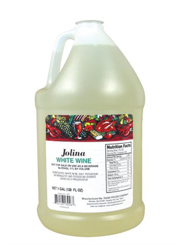 24363 - Jolina Cooking Wine, White - 1 Gal. - Box:  - Loc: I13