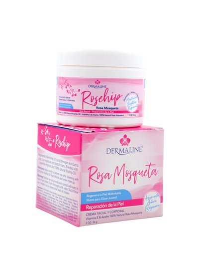24548 - Dermaline Body Cream, Rosehip - 2 oz. - Box:  - Loc: L3