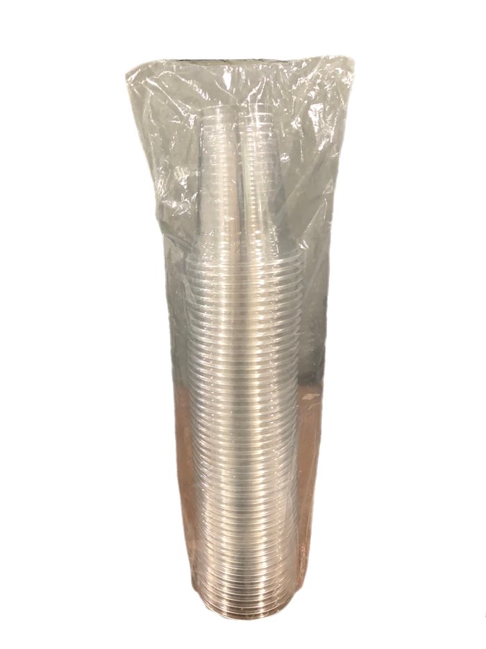24764 - Plastic Cups, Clear 16 oz. - 12 Pack/50Pcs - Box:  - Loc: I10