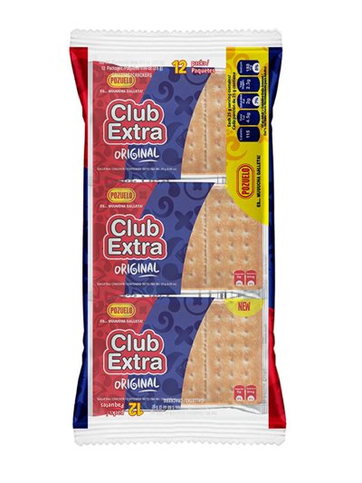 24806 - Club Extra Crackers Bags - 12/10.5oz - Box:  - Loc: R5