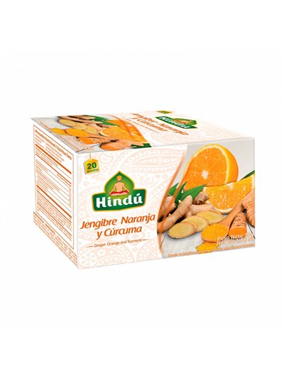 24907 - Hindu Tea Naranja & Curcuma - 20ct - Box:  - Loc: R7